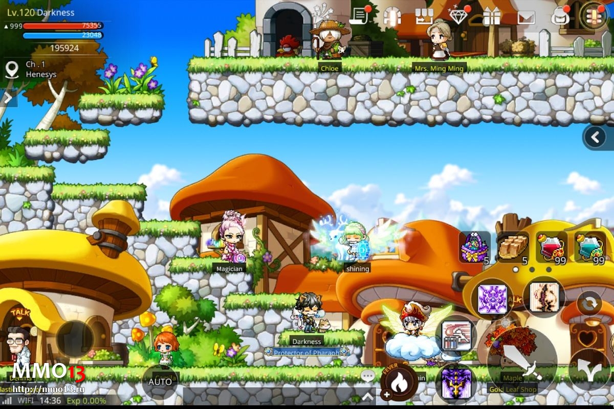 MapleStory M вышла в стадии ЗБТ