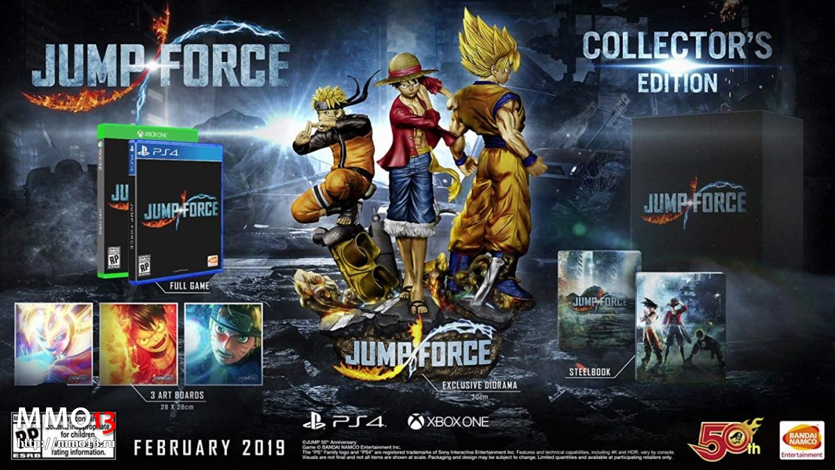 Jump Force — бонусы за предзаказ и детали коллекционного издания