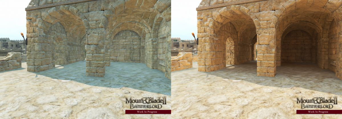 Освещение в Mount & Blade II: Bannerlord было улучшено. Опубликованы скриншоты со сравнением