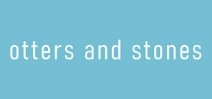otters and stones