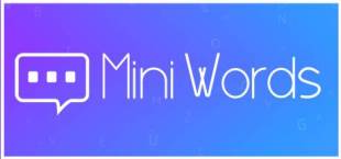 Mini Words - minimalist puzzle