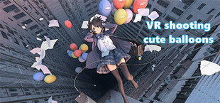 VR shooting cute balloons