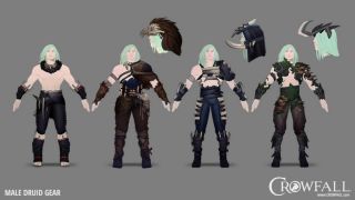 Мужские версии Ассассина и Друида в Crowfall