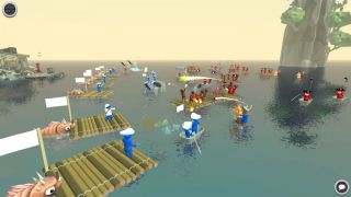 Stupid Raft Battle Simulator