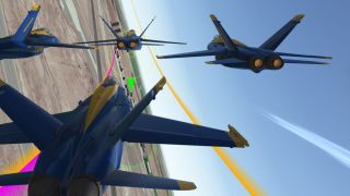 Blue Angels Aerobatic Flight Simulator