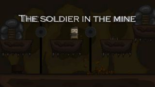 The soldier in the mine