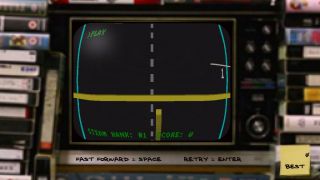 FIRST STEAM GAME VHS - COLOR RETRO RACER : MILES CHALLENGE