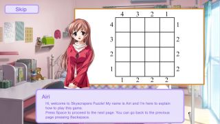 Skyscrapers Puzzle: Airi's tale