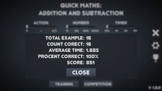 Quick Maths: addition and subtraction