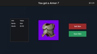 Case Simulator Weapons and Armors