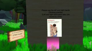 VR health care (shoulder joint exercise): Apple Grove Picking Games