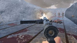 World War 2 Winter Gun Range VR Simulator