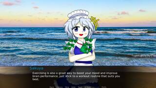 Sakuya Izayoi Gives You Advice And Dabs