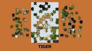 Learning jigsaw - Animals