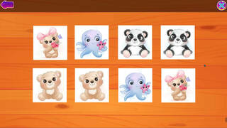 Cute Animals Memory Card Game