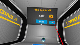 VR table tennis (Ping pong)