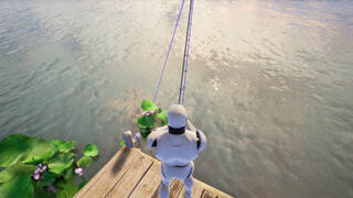 Fishing at Lotus Lakes