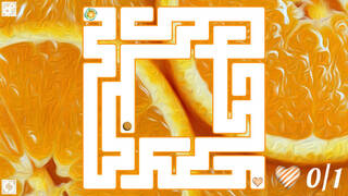 Maze Art: Orange