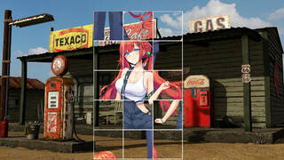 Anime Gas Station