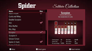 Spider Solitaire Collection