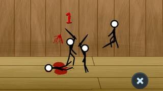 Stick figure fight