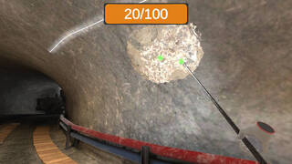 Underground roof fall hazard assessment VR Training