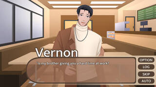 My Douchey Boss Has a Gentle Twin Brother?! - BL Visual Novel