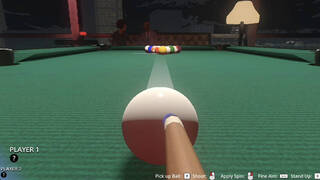 Friends Play Pool