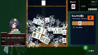 Drop Mahjong tiles