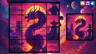 OG Puzzlers: Synthwave Dragons