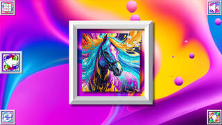 Color Splash: Horses