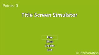 Title Screen Simulator