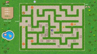 Catch That Pizza! Maze Game