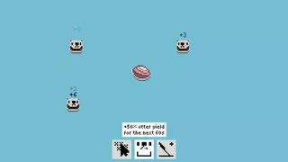 otters and stones