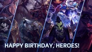 Подарки в честь четырехлетия Heroes of the Storm