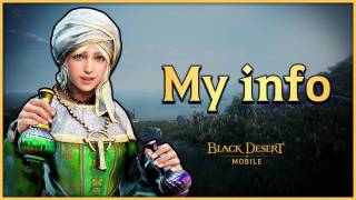 Как выглядит меню персонажа в Black Desert Mobile