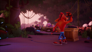 Геймплей Crash Bandicoot 4: It's About Time с интервью на английском языке