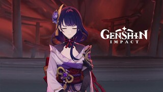 Трейлер и способности персонажа Сёгун Райдэн из Genshin Impact