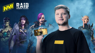 Лучший игрок мира S1mple по CS:GO будет ставить хэдшоты в Raid Shadow Legends