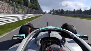 Демонстрация бельгийской локации Circuit de Spa-Francorchamps в F1 22