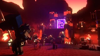 Красивый трейлер с игровым процессом будущей стратегии Minecraft Legends