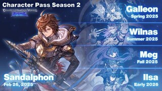 График выпуска персонажей второго сезона файтинга Granblue Fantasy Versus: Rising