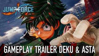 Деку и Астер в новом трейлере Jump Force